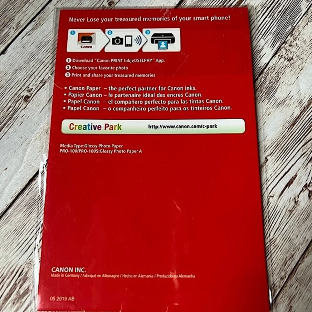 NEW Canon Glossy Photo Paper